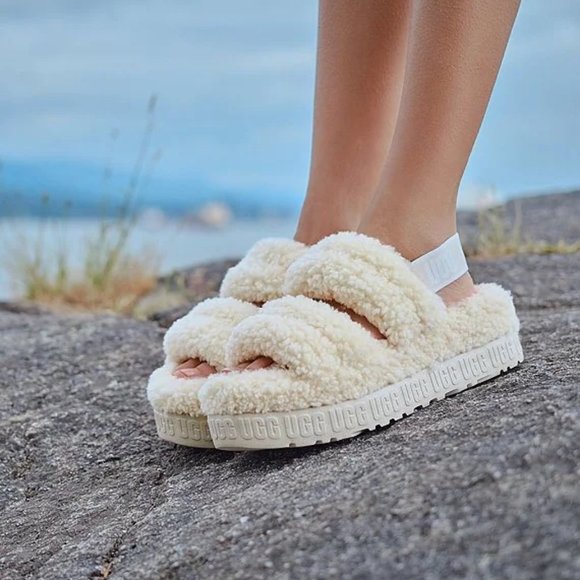 UGG Shoes - UGG® Oh Fluffita Slingback Slippers